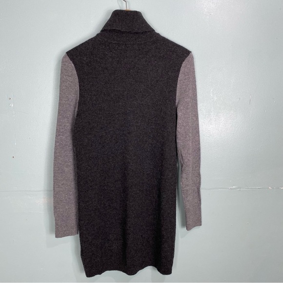 Equipment‎ Oscar Turtleneck Sweater Dress Cashmere Gray Sz S - Picture 6 of 7